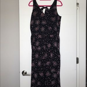 Black Floral Jumpsuit